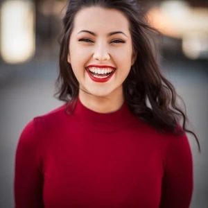 Persona sonriendo 2